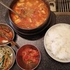 スンドゥブ定食　@焼肉・韓国料理あじくら