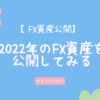 【FX資産公開】2022年のFX資産を公開してみる