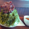 叶匠寿庵石山寺店で石餅かき氷抹茶 〜遅れてきた夏のご褒美
