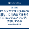 AIエンジニアリングの4つの階層と、この先出てきそうな「○○エンジニアリング」を予想してみる