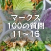 マークス100の質問11〜15