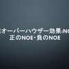 核オーバーハウザー効果:NOEと正のNOE・負のNOE