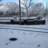 本日の京都は雪景色