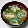 ミツバのかき玉汁＆落花生の煮豆