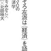 そろそろ左派は〈経済〉を語ろう――レフト3.0の政治経済学