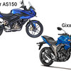 Bajaj Pulsar AS150 vs Suzuki Gixxer