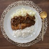 低糖質カツカレーをランチにいただく