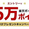 5/31まで！こっそりエントリーするだけで、楽天ポイント15万ポイント山分け！