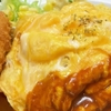 オムライス デミソース カニクリームコロッケ添え