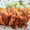 チキンカツと鯵刺身漬け丼定食