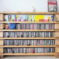 2x4材で拡張可能なcd棚をdiy きび六 2x4材で拡張可能なcd棚をdiy きび六