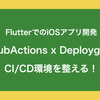 Github ActionsでiOSアプリのCI/CDをやってみた