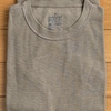 無印良品のムラ糸ワッフル編み長袖Tシャツ