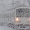 雪の日の多摩川線