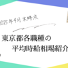 【2025年4月末時点】東京都 職種別アルバイト時給相場徹底調査！採用担当者必見