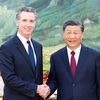カリフォルニア州知事訪問、中国から高評価