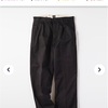 Right-onのM52チノパンのブラックを買った。[BACK NUMBERのM52トラウザーズパンツ]