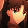 Fate/stay nightUBW　9話 凛といちゃいちゃ　GIF