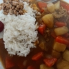 苦手な納豆が美味しく食べれる栄養満点のアンチエイジング朝食カレー 赤缶が便利で簡単レシピ