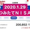 2020.1.29のつみたてＮＩＳＡ【含み益+17,602円】