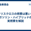 ヤリスクロスの燃費は悪い？ガソリン・ハイブリッドの実燃費を解説