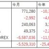 FX収支（2020年6月）赤いな、いや、赤いね！