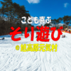 名古屋から気軽に行ける雪遊びスポット 旭高原元気村【東海ドライブ】