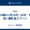 べべ0歳6ヶ月15日〜30日　柄が長い離乳食スプーン