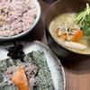具沢山な【豚汁】と、お好みで楽しめる【手巻きおにぎり】でのお昼ご飯！