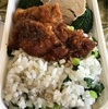 豚ヒレ肉ブロック料理の弁当