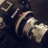 mukカメラサービスにてマウントアダプターの加工、α7、NIKKOR 35mm F2