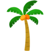ヤシの木のフリーイラスト素材