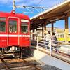 追憶の赤い電車の思い出　仏生山駅で