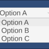 【Unity】ドロップダウンの使い方　[フォントサイズ・大きさ変更]