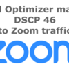 Dell OptimizerによりZoom通信にDSCP46(EF)が付与されてQoS優先対象になる