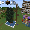【マイクラ1.21～1.15】 初心者必見！超簡単に作れて高効率な木材収穫機の作り方解説！Minecraft Wood Farming Tutorial【マインクラフト/ゆっくり実況/JE】
