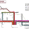 阪急電鉄　運行系統図(宝塚線ダイヤ改正)