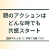 ２－６．親のアクションはどんな時でも共感スタート