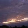 数日前の夕陽雲＆今日の独り言