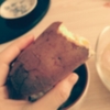 朝、起きて、さつまいも