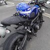 XSR900 夕方のスプリングスひよしへ。