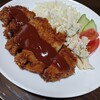京都老舗精肉店「モリタ屋」の､熟成黒豚ロースカツ・・・たまらない　😋🍴