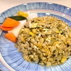 明太辛子高菜のチャーハンとおやつの激美味しいショートブレッド。