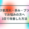 3日で改善｜マスク肌荒れ・赤み・ブツブツにおススメのアイテム紹介_経過写真あり