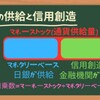 通貨の量が増減する?マネーストック(マネーサプライ)とマネタリーベースと信用創造[画像で簡単に分かりやすく解説]