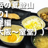 剱岳の夏登山　その1 出発編（大阪〜室堂）