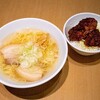 会津山塩食堂＠会津若松　会津山塩ラーメンとミニヒレソースカツ丼のセット・他