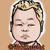 iPadproで描いた　ハチミツ二郎さんの似顔絵と似顔絵が出来上がるまで。