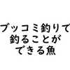 秋田でブッコミ釣りで釣ることができる魚