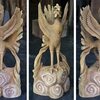 特殊作品彫刻オーダー　鳳凰「阿」（4作品中の1つ目）